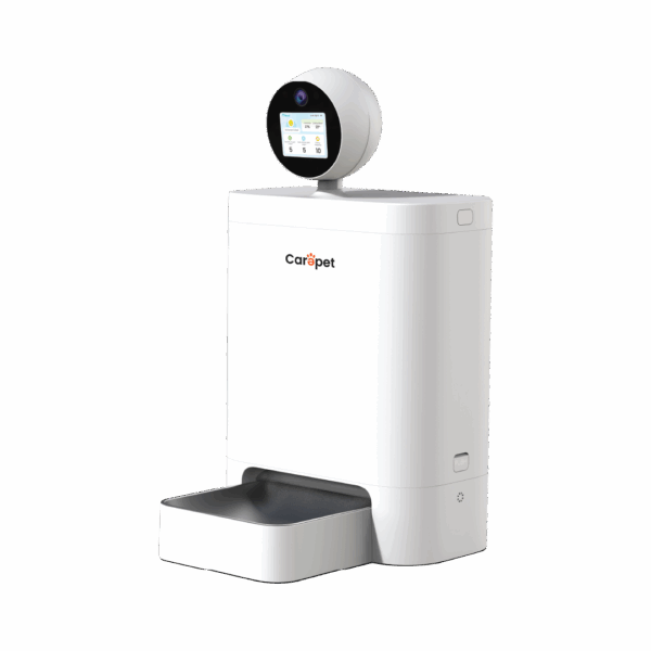 AI smart pet feeder con fotocamera